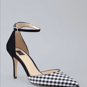 WHBM White and Black Pumps Size 6.5